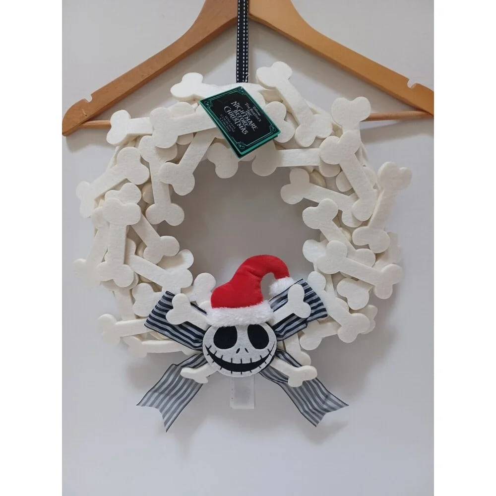 BNWT Disney The Nightmare‎ Before Christmas Jack Skellington Christmas Wreath